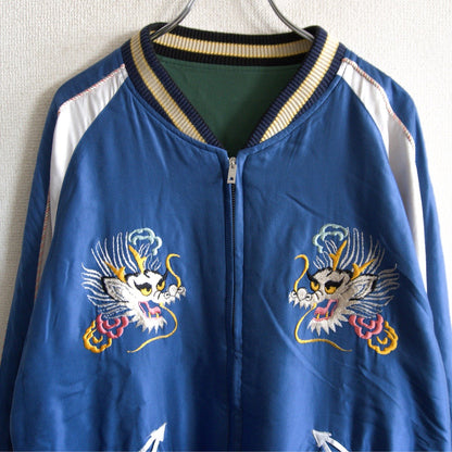 TAILOR TOYO Reversible Embroidered Souvenir Jacket Size XXL