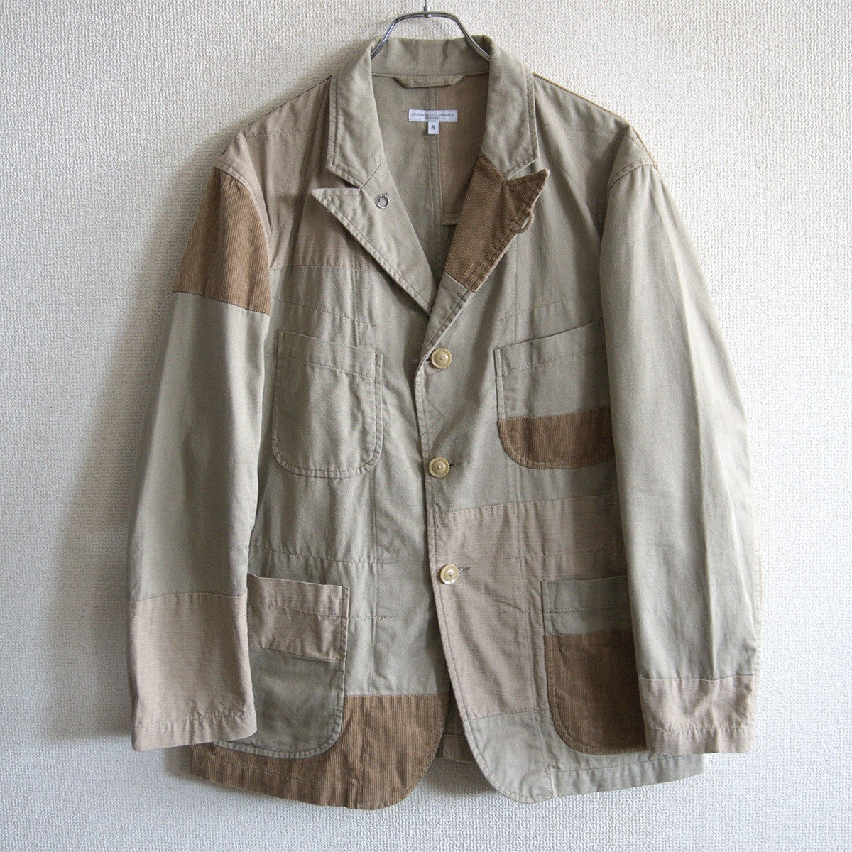 Engineered Garments Bedford Patchwork Work Jacket Size S
