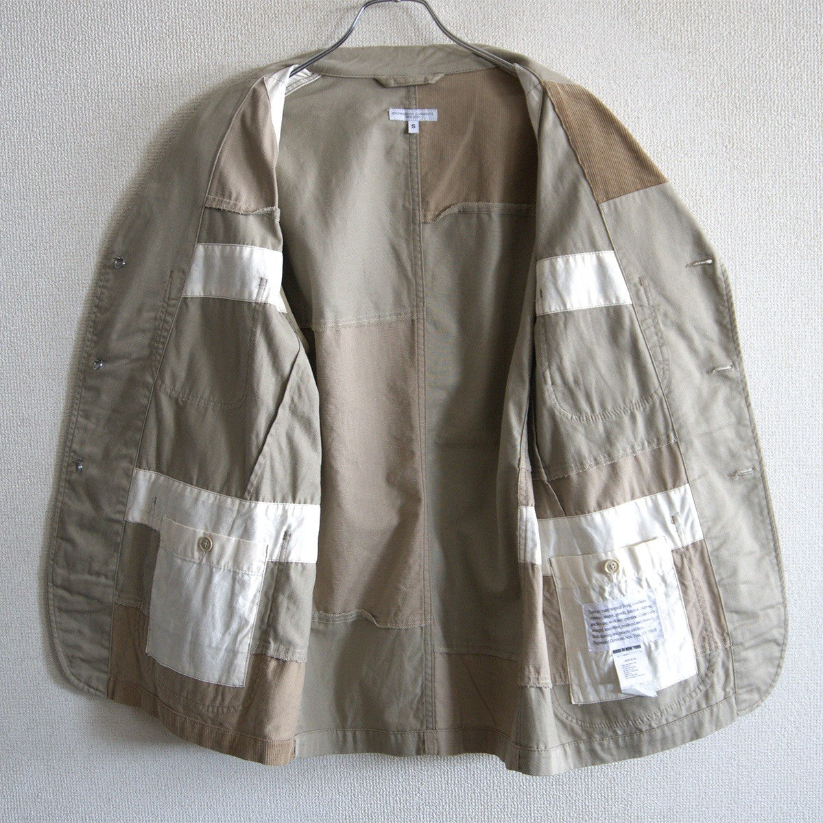 Engineered Garments Bedford Patchwork Work Jacket Size S