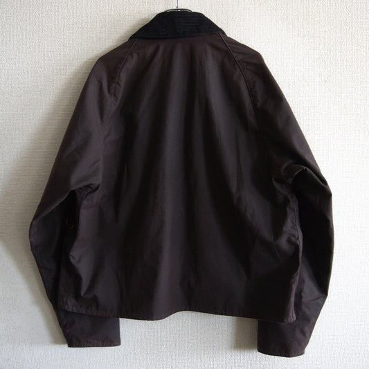 Barbour Spey Wax Jacket Short Brown Size L