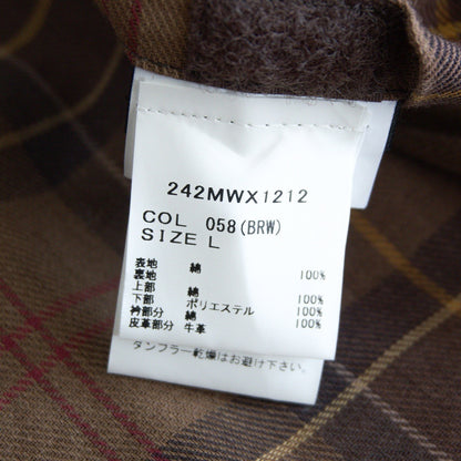 Barbour Spey Wax Jacket Short Brown Size L