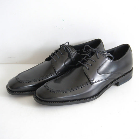 REGAL U-Tip Leather Dress Shoes Black Size 25.5