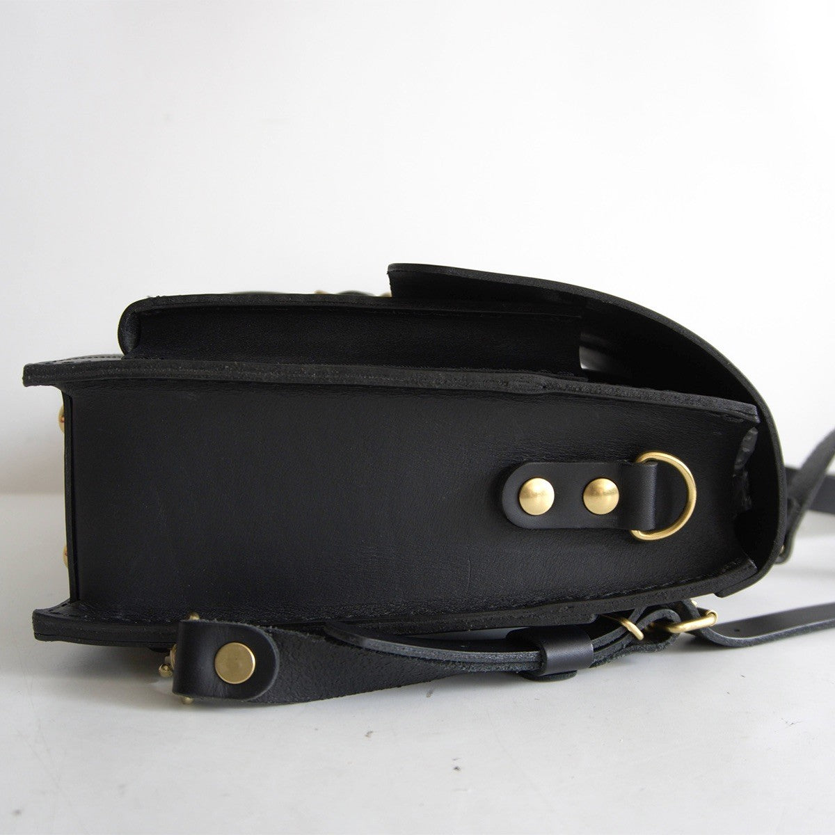 HERZ 1-Belt 3-Way Leather Business Bag Black Size ONE SIZE