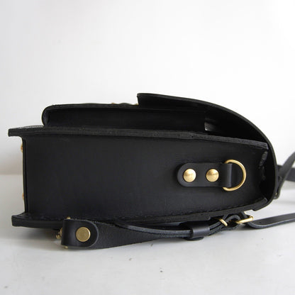 HERZ 1-Belt 3-Way Leather Business Bag Black Size ONE SIZE
