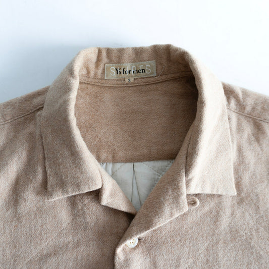 Y's for men SHIRT Wool Oversized Shirt Size L
