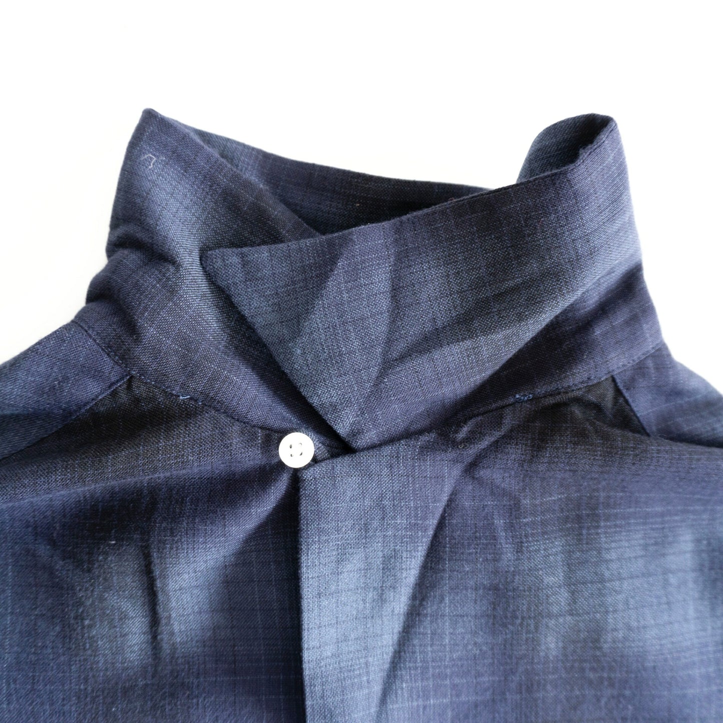 WACKO MARIA Ombre Check Rayon Open Collar Shirt Size L