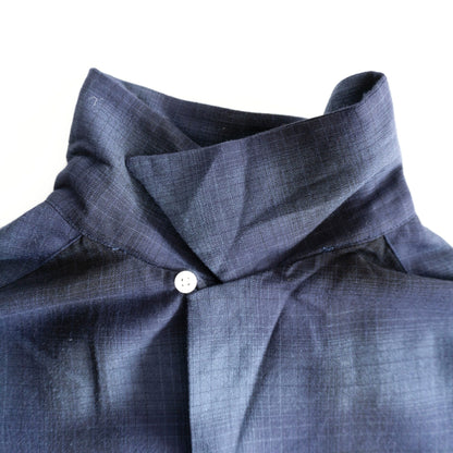 WACKO MARIA Ombre Check Rayon Open Collar Shirt Size L