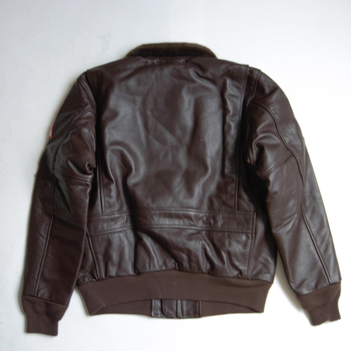 HOUSTON G-1 Leather Flight Jacket Brown Size L