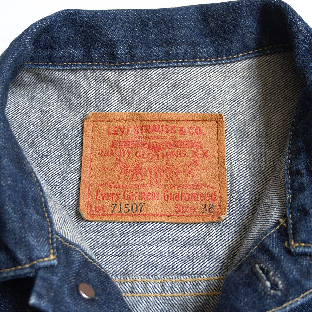 LEVI'S 507XX Big E 2nd Type Denim Jacket Size M