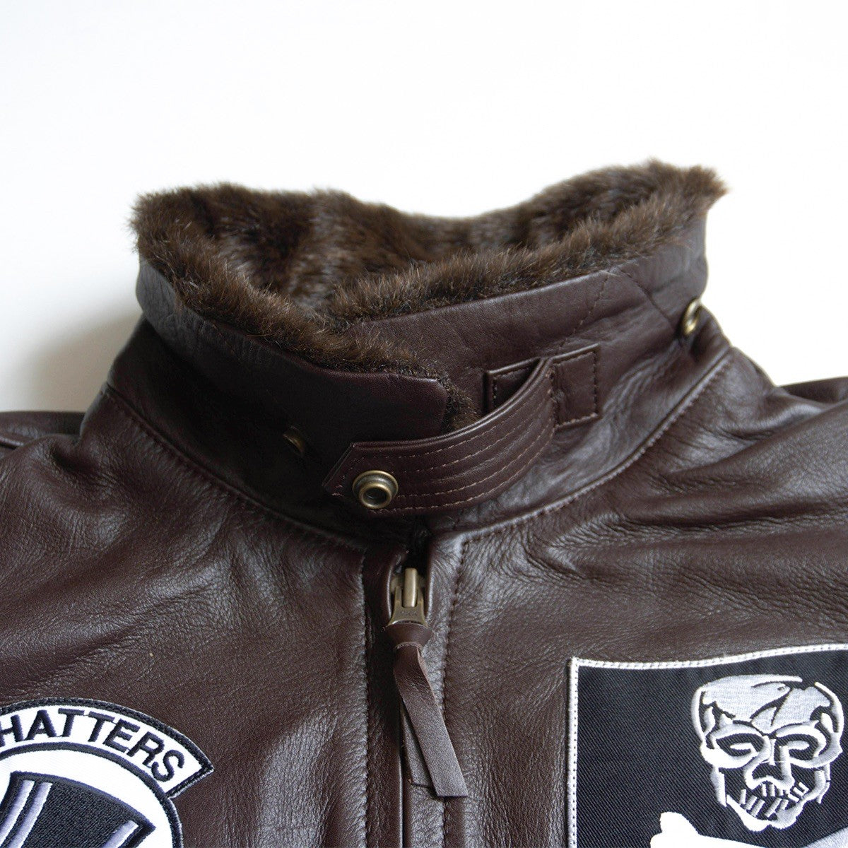 HOUSTON G-1 Leather Flight Jacket Brown Size L