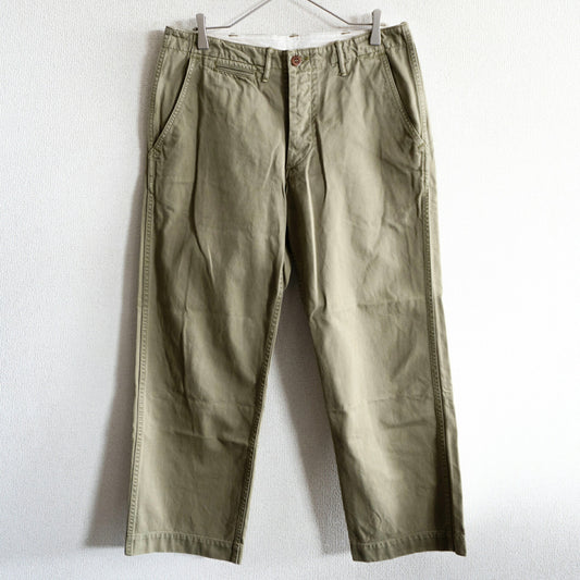 WAREHOUSE Lot.1082 Chino Pants Selvedge Weapon Cloth Size 34