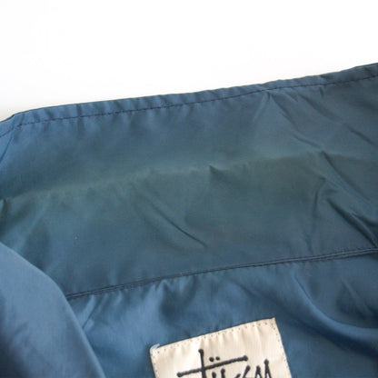 OLD STUSSY 90s USA Nylon Snap Button Jacket Size L