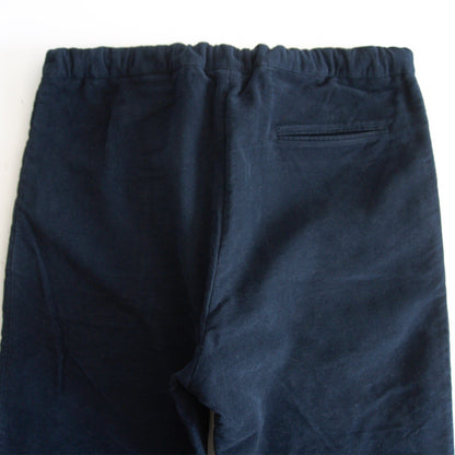 UMIT BENAN Navy Moleskin Easy Trousers Size 44