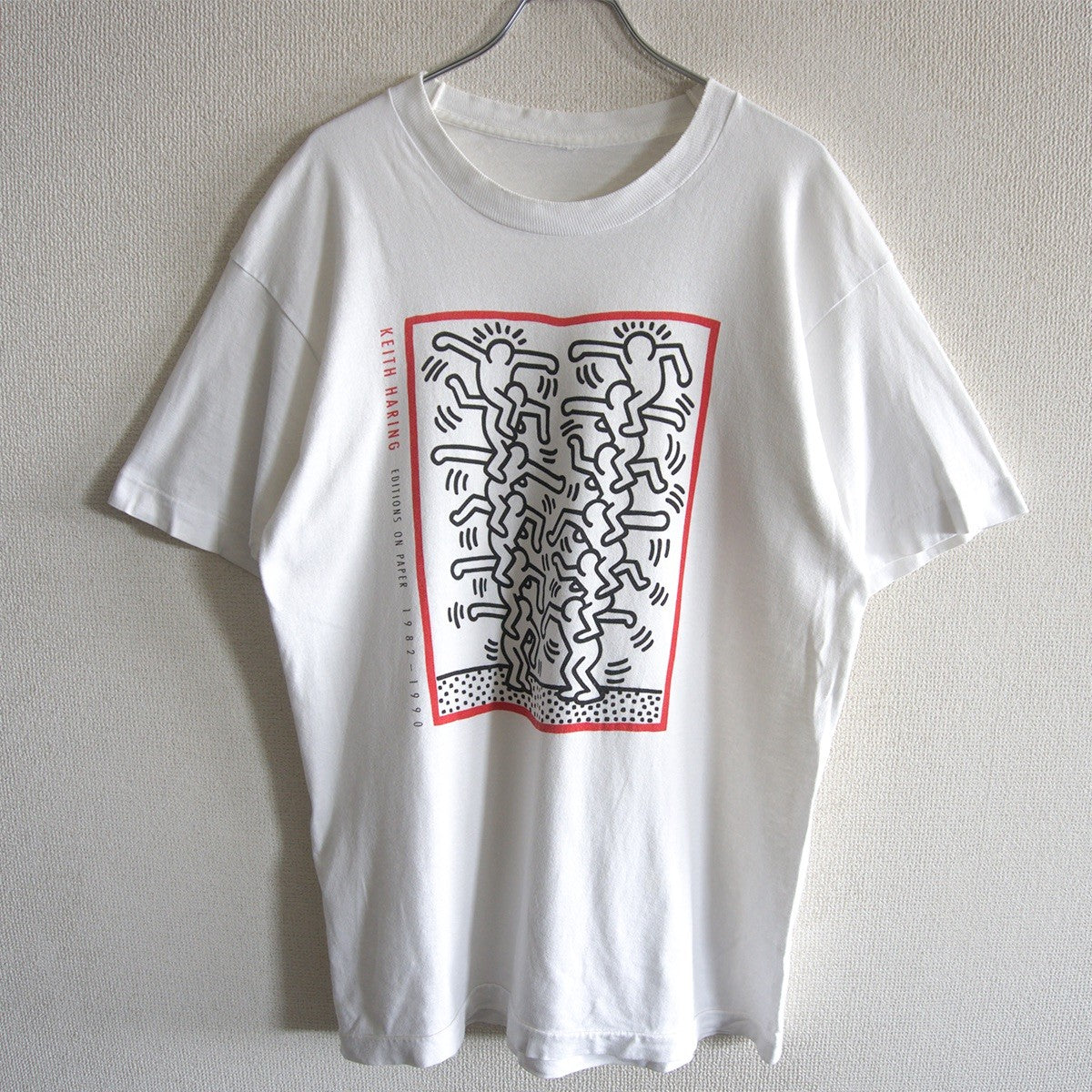 EDITIONS ON PAPER Tee Keith Haring Graphic T-Shirt Size M