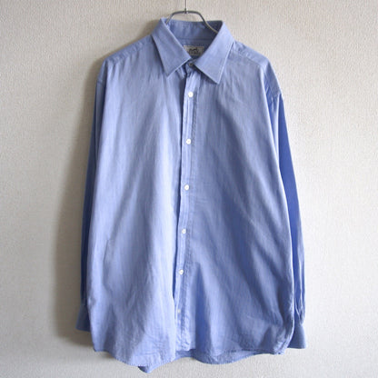 HERMES Cotton Sellier Button Long Sleeve Shirt Size 41