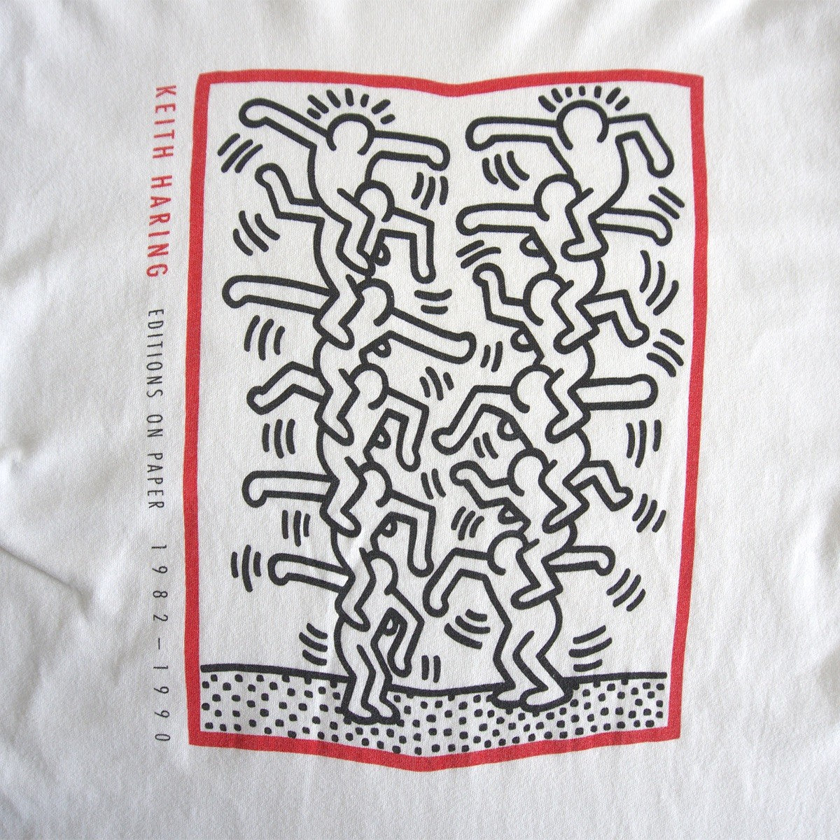EDITIONS ON PAPER Tee Keith Haring Graphic T-Shirt Size M