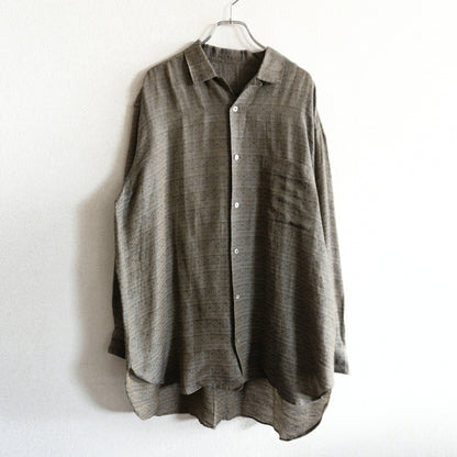 Y's for men Oversized Open Collar Shirt Size XL