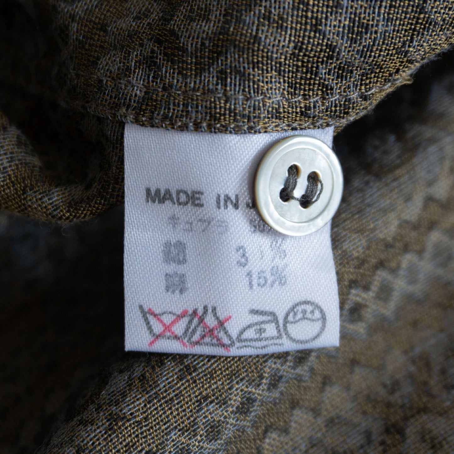 Y's for men Oversized Open Collar Shirt Size XL
