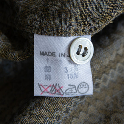 Y's for men Oversized Open Collar Shirt Size XL
