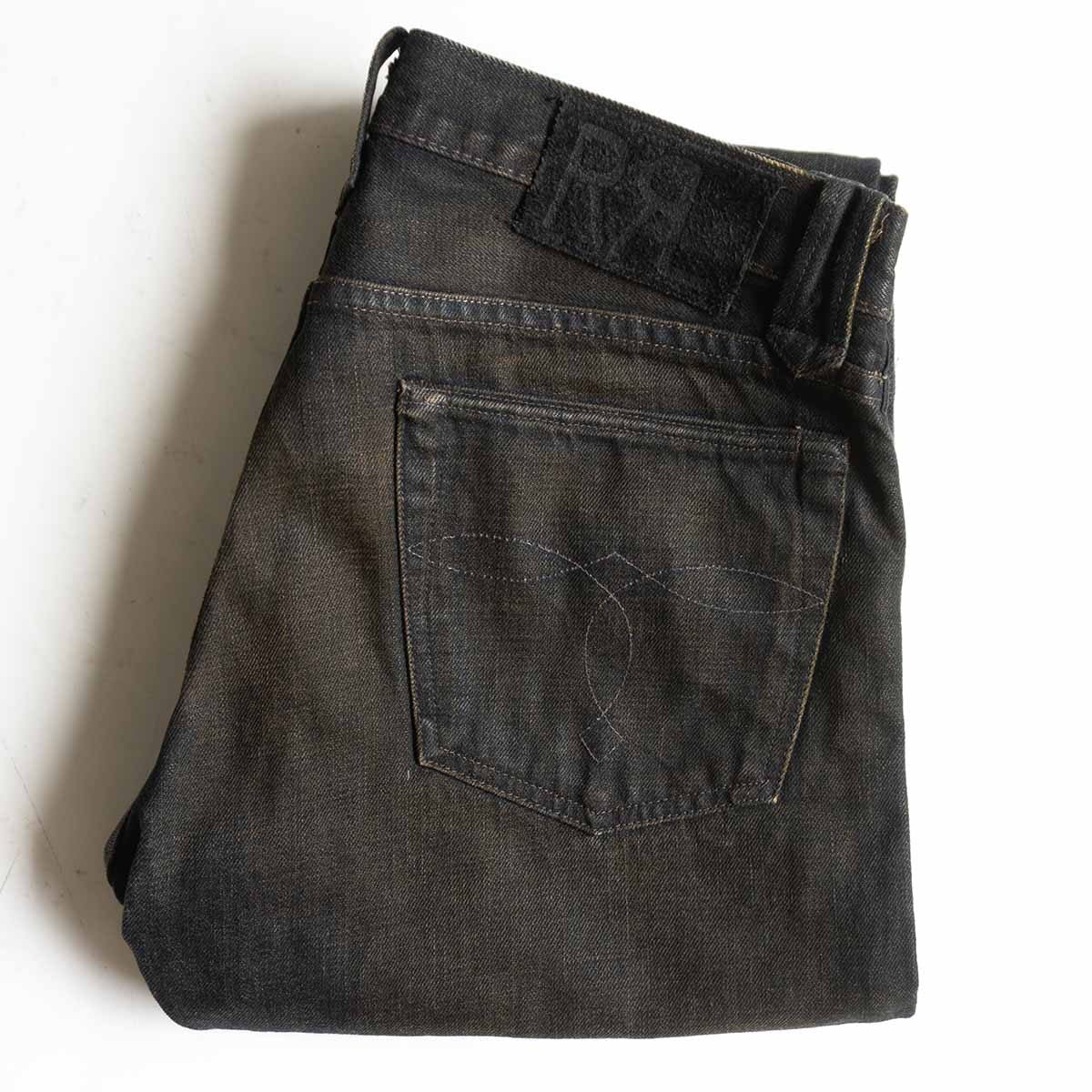 RRL Haitt Skinny Made in USA Western Denim Jeans Size 32×32