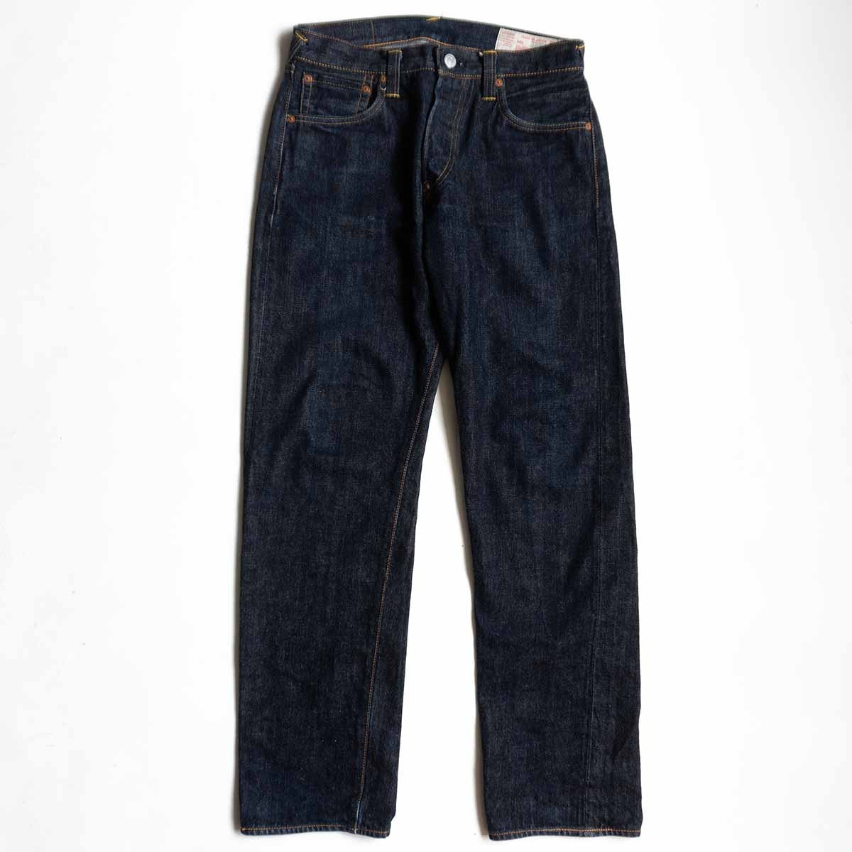 EVISU Lot 2000 Dark Wash Red Embroidery Jeans Size 32×32