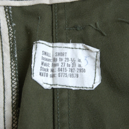 US ARMY '70s M-65 Field Cargo Pants Size SMALL/SHORT