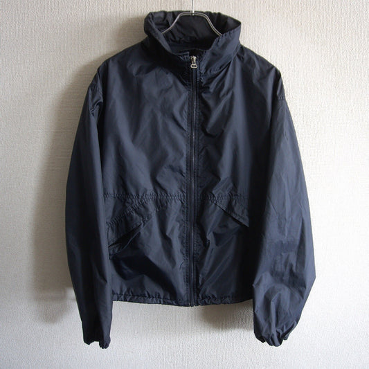 ARMANI JEANS 90s Navy Short Nylon Jacket Size 46