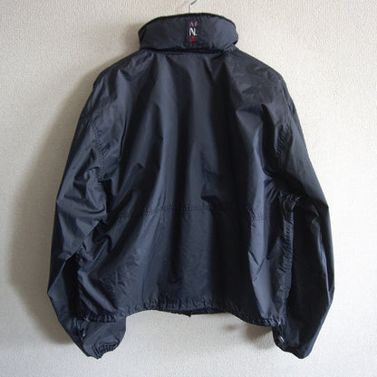 ARMANI JEANS 90s Navy Short Nylon Jacket Size 46