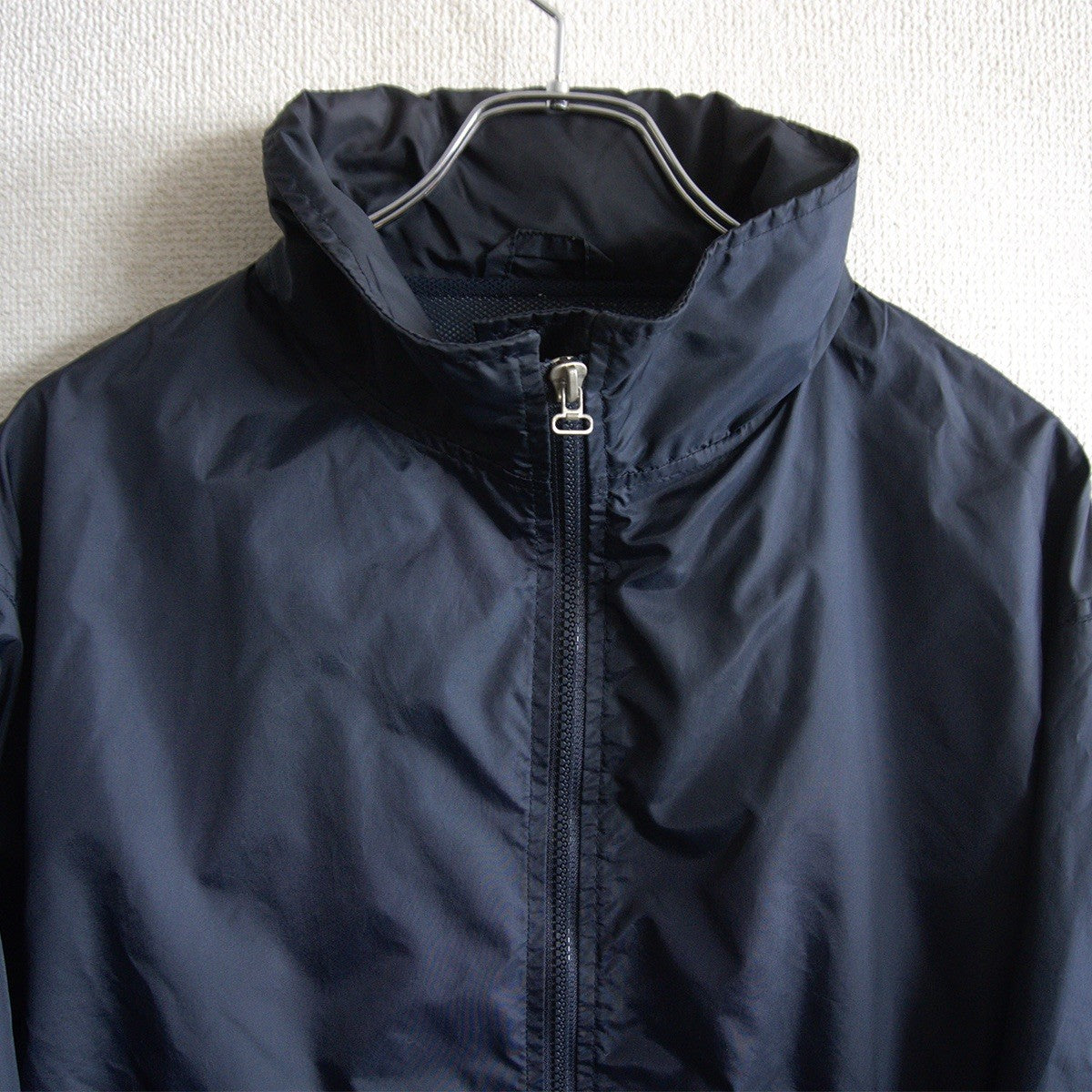 ARMANI JEANS 90s Navy Short Nylon Jacket Size 46