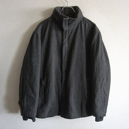 PRADA SPORT Gray Wool Zip Up Jacket SGV62 Size 46