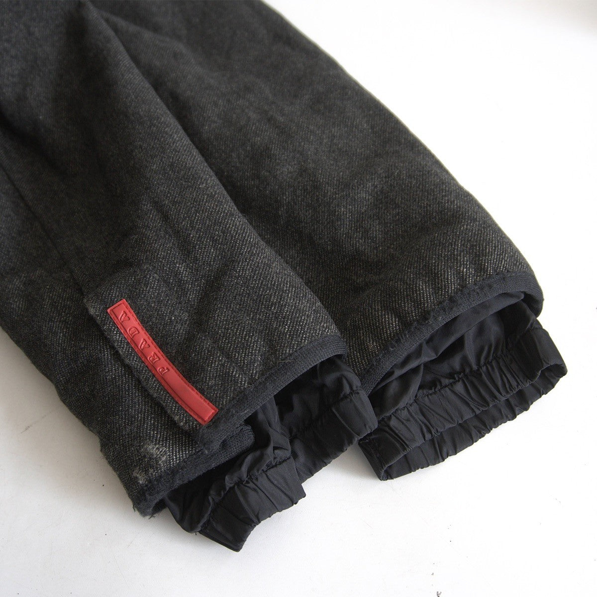PRADA SPORT Gray Wool Zip Up Jacket SGV62 Size 46