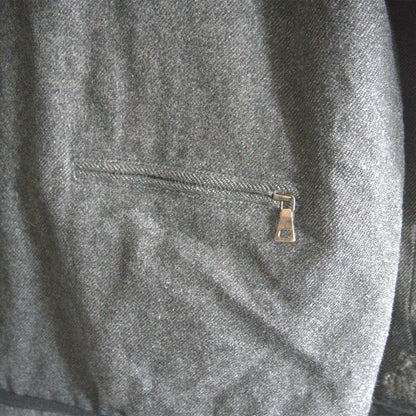 PRADA SPORT Gray Wool Zip Up Jacket SGV62 Size 46