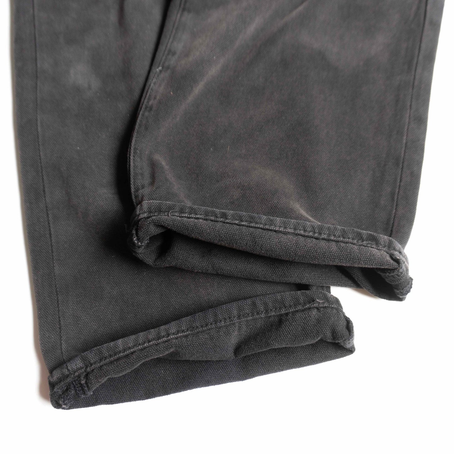 STUSSY Washed Canvas Big OL Black Denim Jeans Size 30