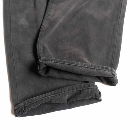 STUSSY Washed Canvas Big OL Black Denim Jeans Size 30