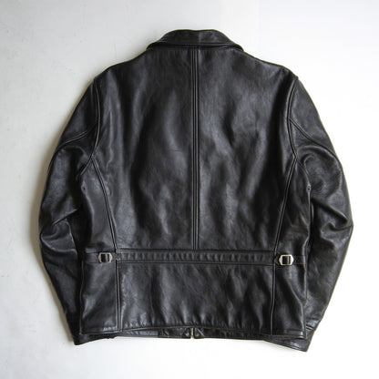 JOE MCCOY '30s Nelson Sport Horsehide Jacket Black Size 44