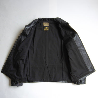 JOE MCCOY '30s Nelson Sport Horsehide Jacket Black Size 44