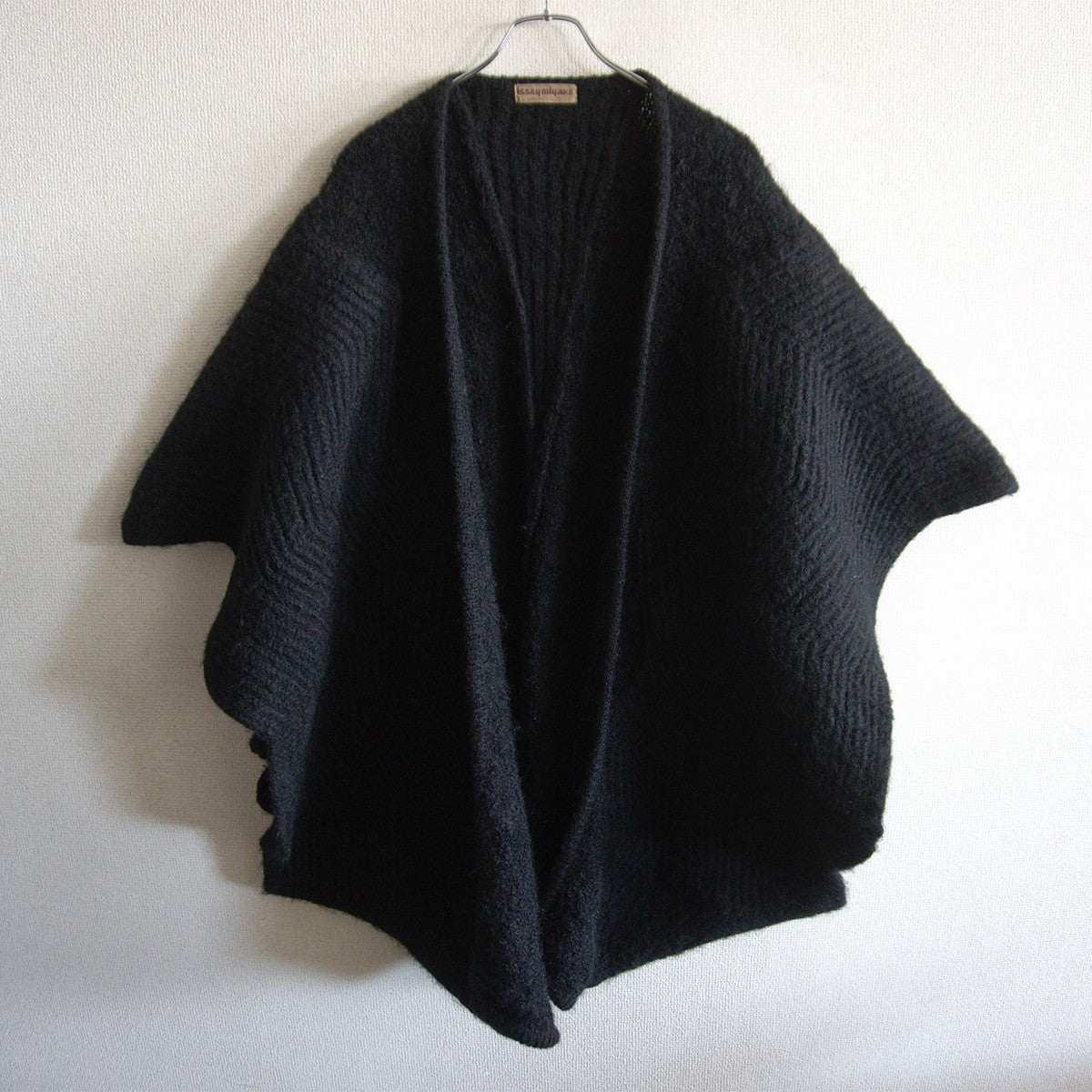 ISSEY MIYAKE 70s Black Deconstructed Knit Jacket