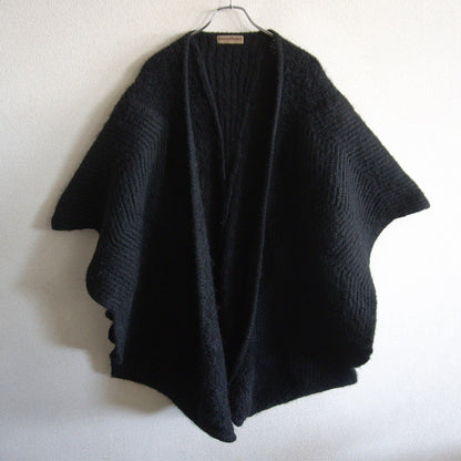 ISSEY MIYAKE 70s Black Deconstructed Knit Jacket