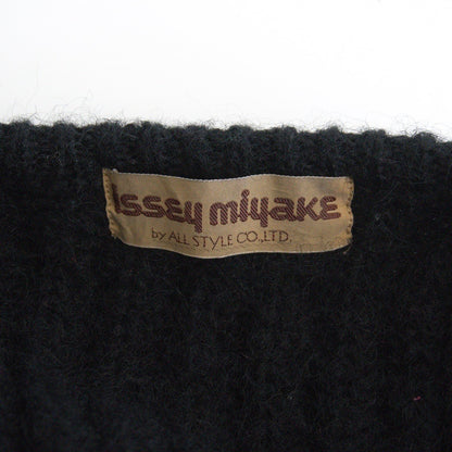 ISSEY MIYAKE 70s Black Deconstructed Knit Jacket