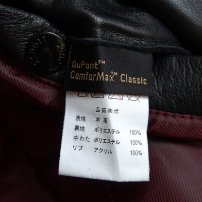 SCHOTT Sheepskin Leather MA-1 Bomber Jacket Size M