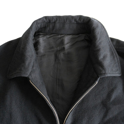 Y's for men Double Zip Wool Long Coat Black Size L