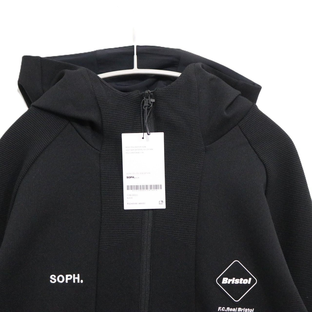 F.C.R.B. 26SS Tech Knit Zip Hoodie Black Size L