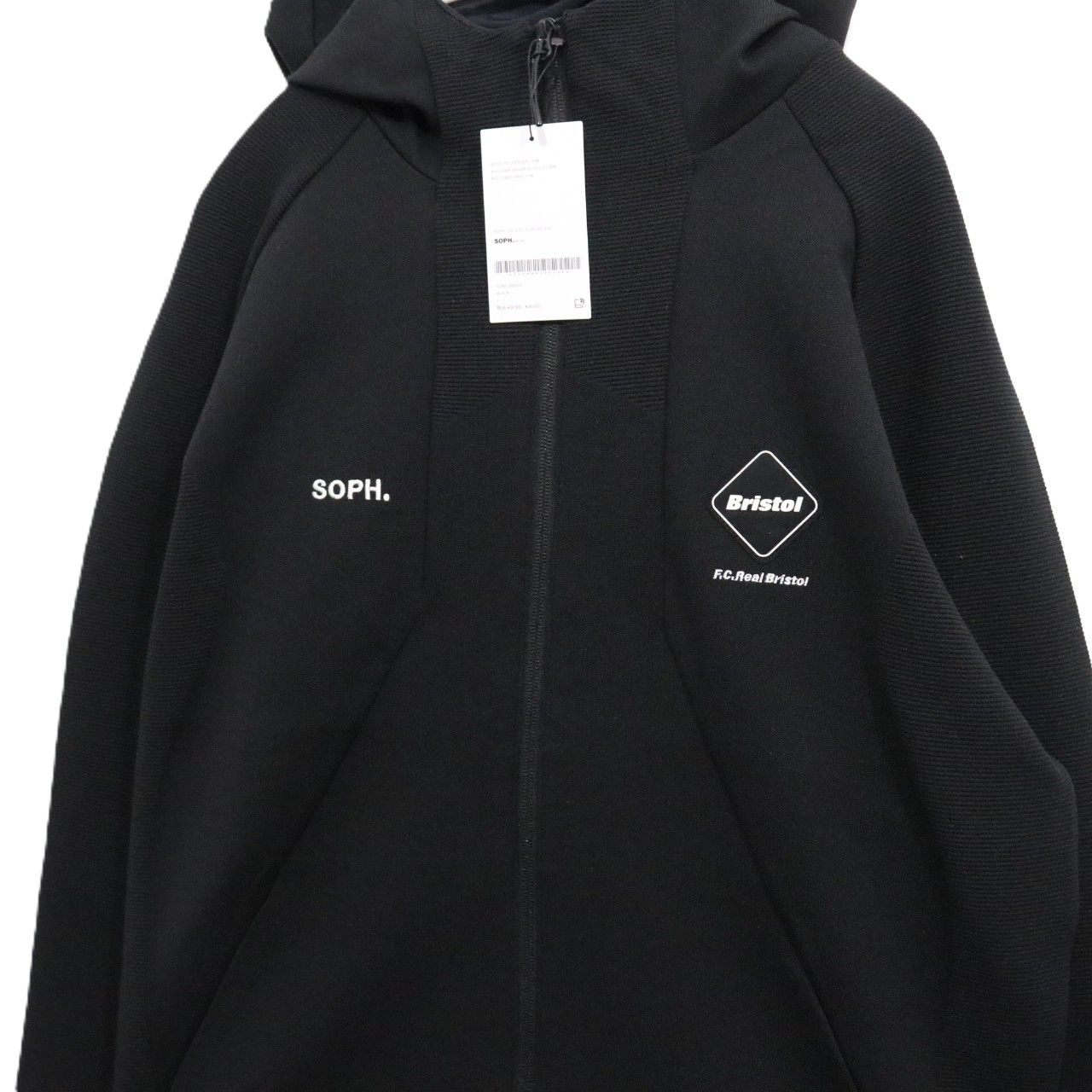 F.C.R.B. 26SS Tech Knit Zip Hoodie Black Size L
