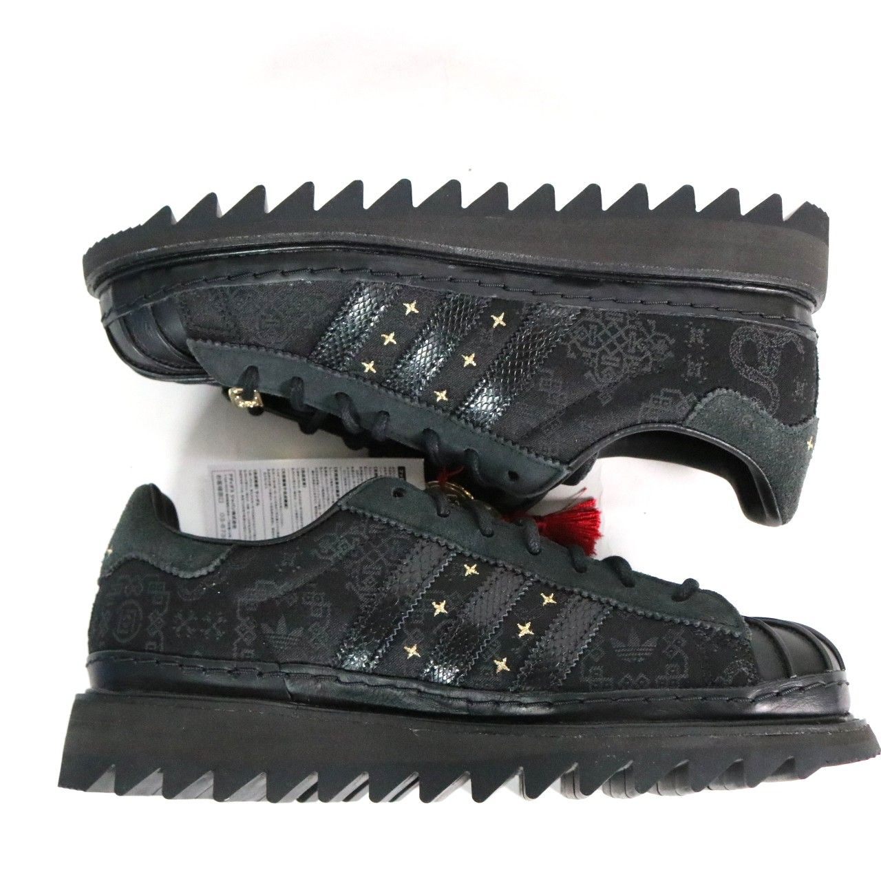 adidas Superstar x CLOT Lunar New Sneakers Black Size 27.0cm