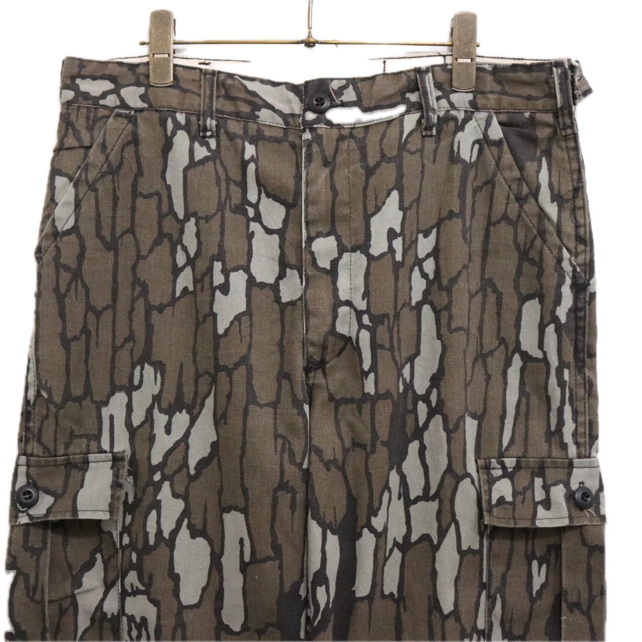 WINCHESTER 90s TREBARK Camo Cargo Pants Green
