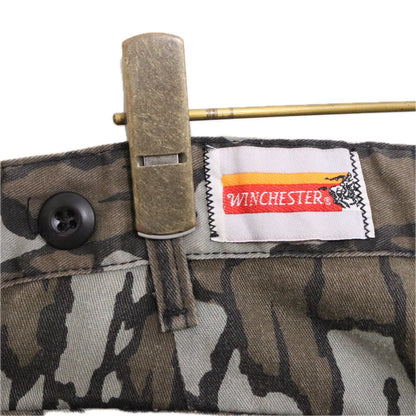 WINCHESTER 90s TREBARK Camo Cargo Pants Green