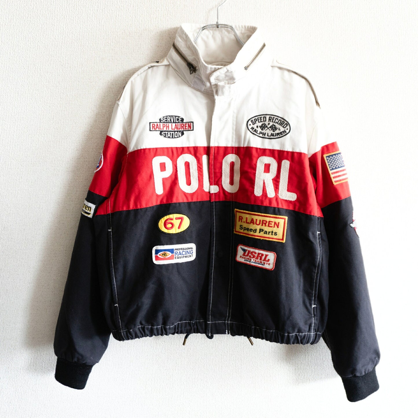 POLO RALPH LAUREN Racing Leather Jacket Size S