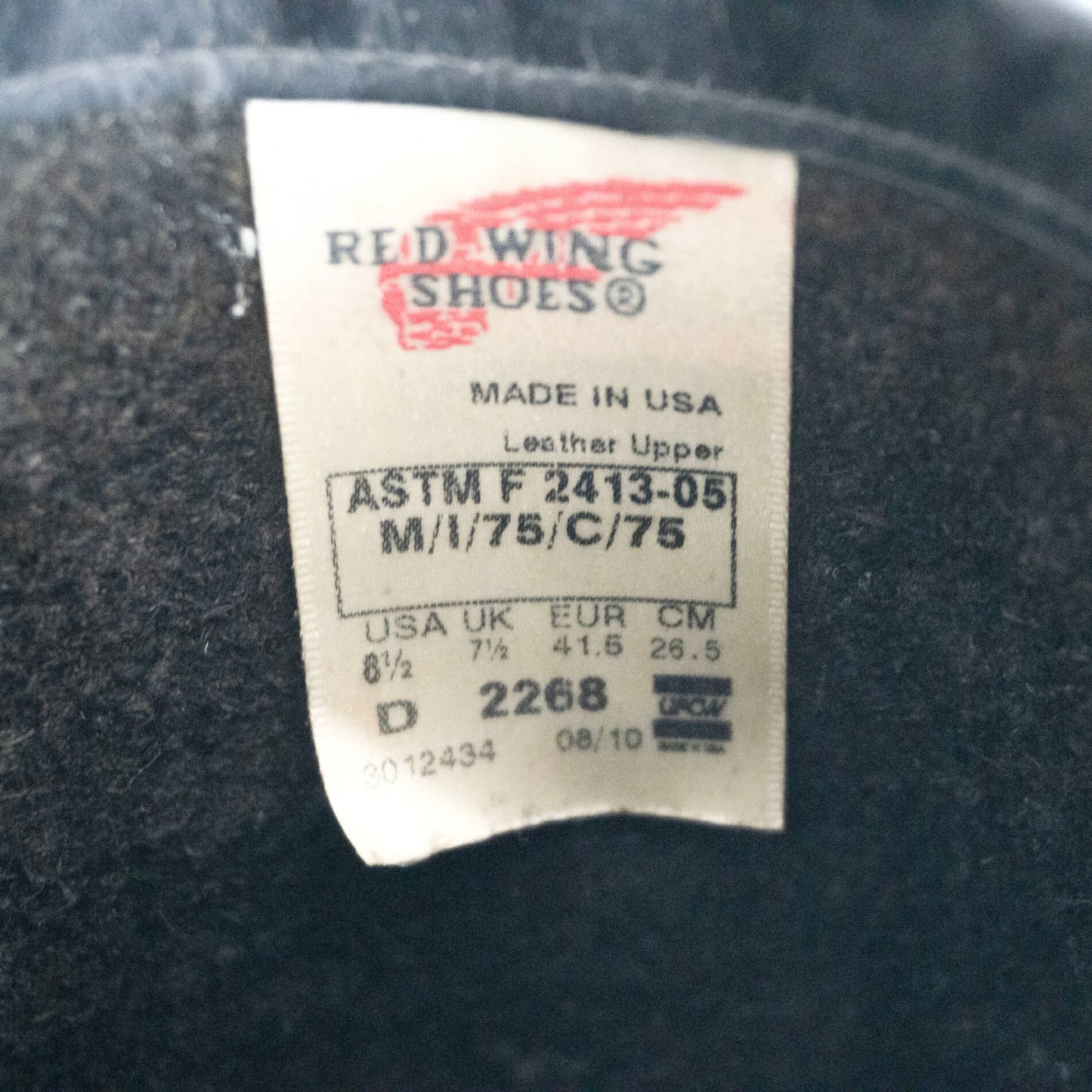 REDWING 2268 Engineer Boots Size 8.5D