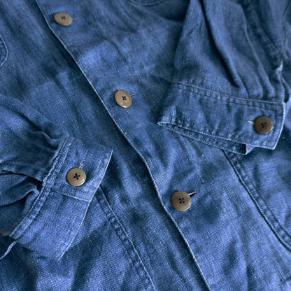 POLO RALPH LAUREN Indigo Linen Hunting Jacket Size M