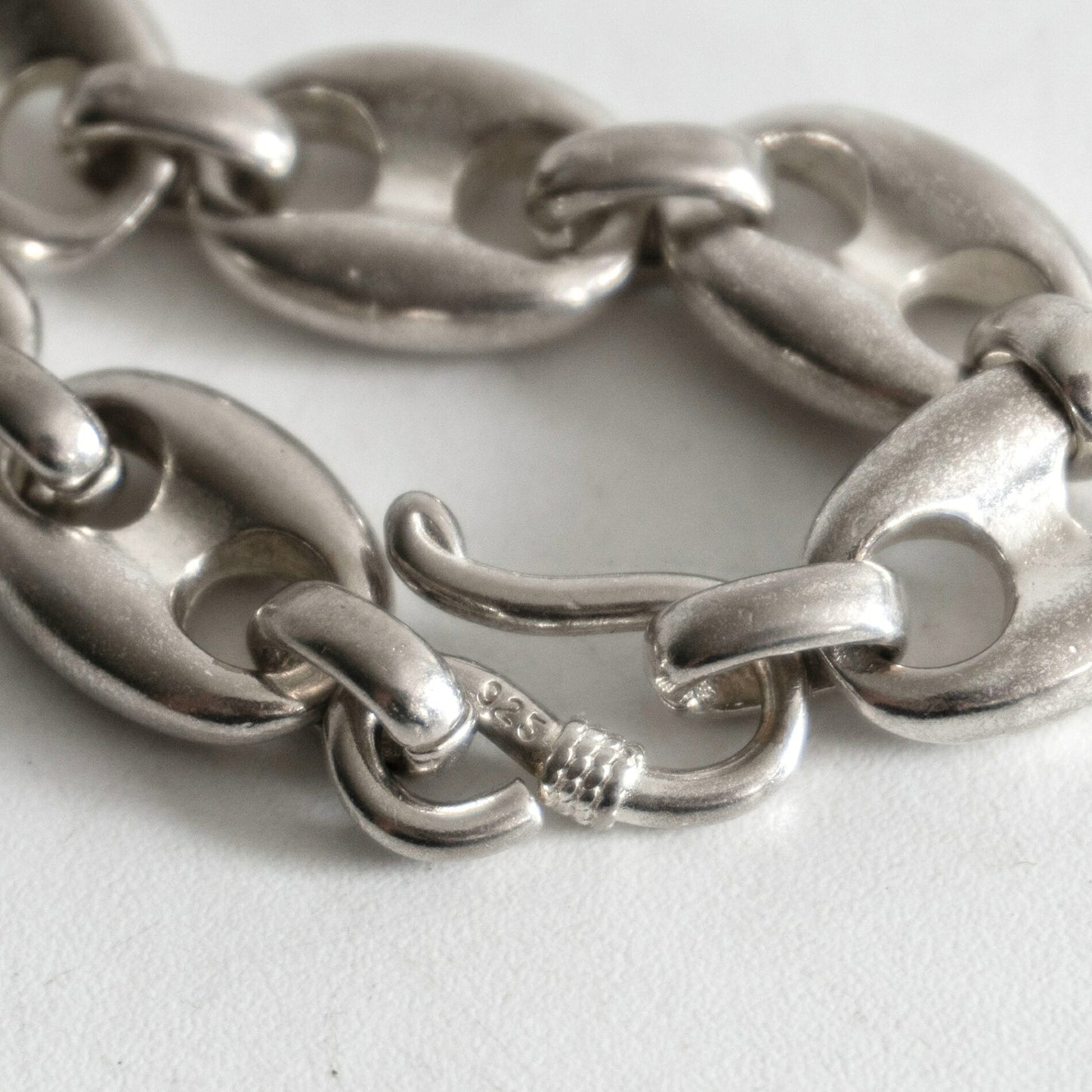Unbranded Silver 925 Anchor Chain ONE SIZE Size ONE SIZE